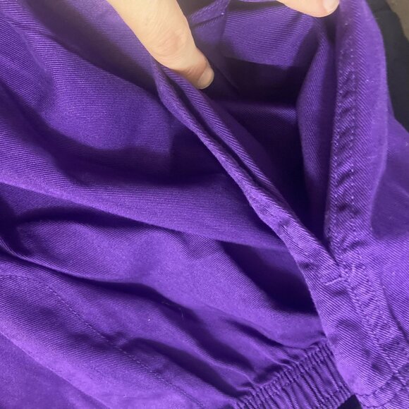 NWT Lot of 2 Woman Within Pull On Pants Womens 36W Black Purple Elastic Waist - Picture 14 of 16